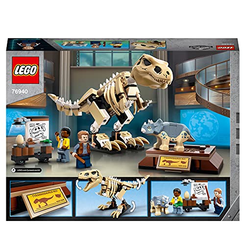 LEGO 76940 Jurassic World T. Rex-Skelett in der Fossilienausstellung