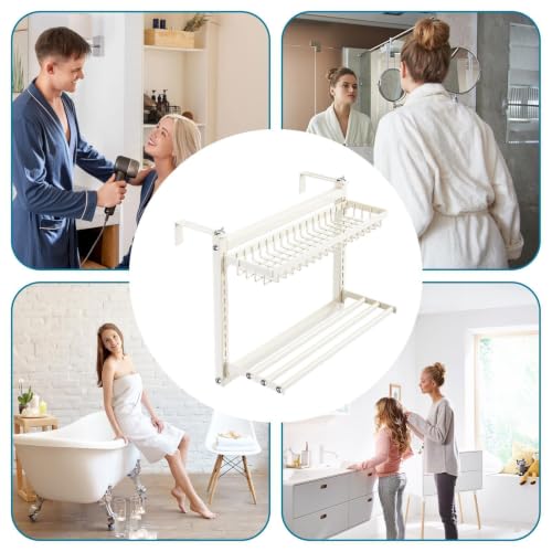 Sèche-linge à radiateur 60 cm en acier carbone double couche suspendu - 5