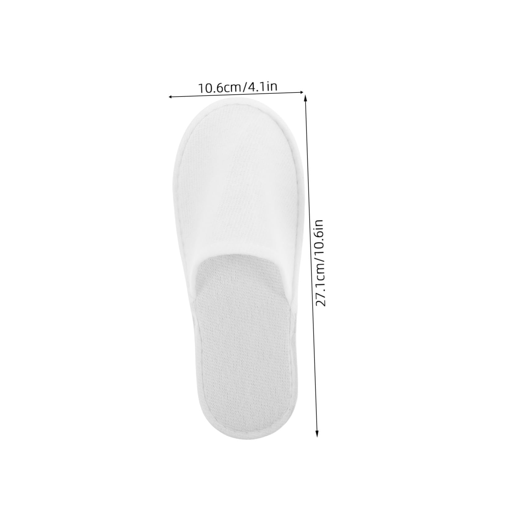Mipcase 28 Pares Zapatillas Desechables Unisex Antideslizantes con Puntera Cerrada y Suela Acolchada de EVA Cómodas y Gruesas para Hotel Spa Viajes Bodas y Uso Doméstico Paquete