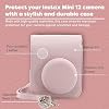 Fujifilm Instax Mini 12 Instant Camera Bundle with Fujifilm Instax Mini Instant Film Value Pack (60 Sheets) with Accessories Including Protective Case, Strap, Photo Album (Blosssom Pink)