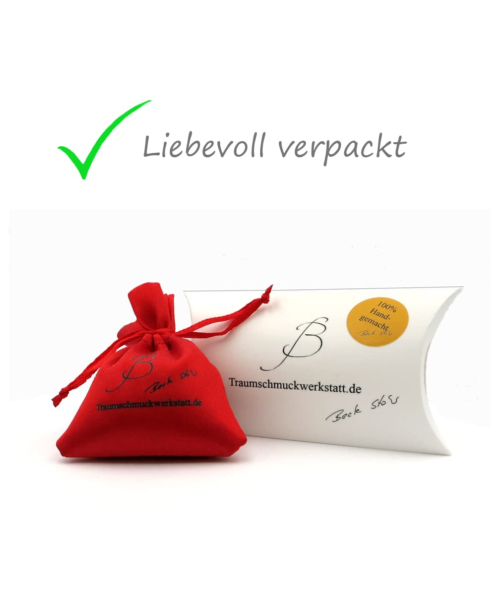Ohrstecker Süßwasserperlen 925 Silber, Weiß/Rosa/Schwarz, 6-6,5 mm | in Silber & vergoldet, handgefertigt, nickelfrei, ideal als Geschenk für Frauen