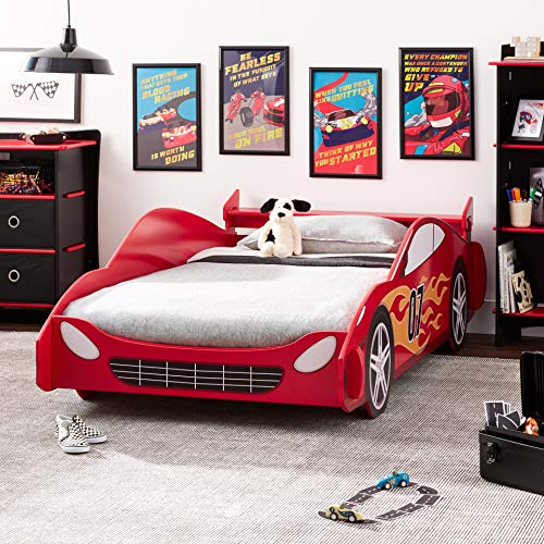 Legare Children's Race Car Standard Bed Frame For Kids, Twin #TOP1