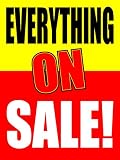 Promotional Sign 18"x24" Business Store Retail Signs (Single Sign)