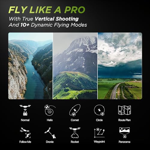 New IZI Sky Pro 4K Fly More Combo Camera Drone, 540° OA, 20MP, 5KM Live Video, 96 Mins Flight, 3-Axis Gimbal, 10+ Flying Modes, RTH, GPS, 3 x Smart Battery, Fast Tri-Charger, UAV 1-Year Warranty - Image 8