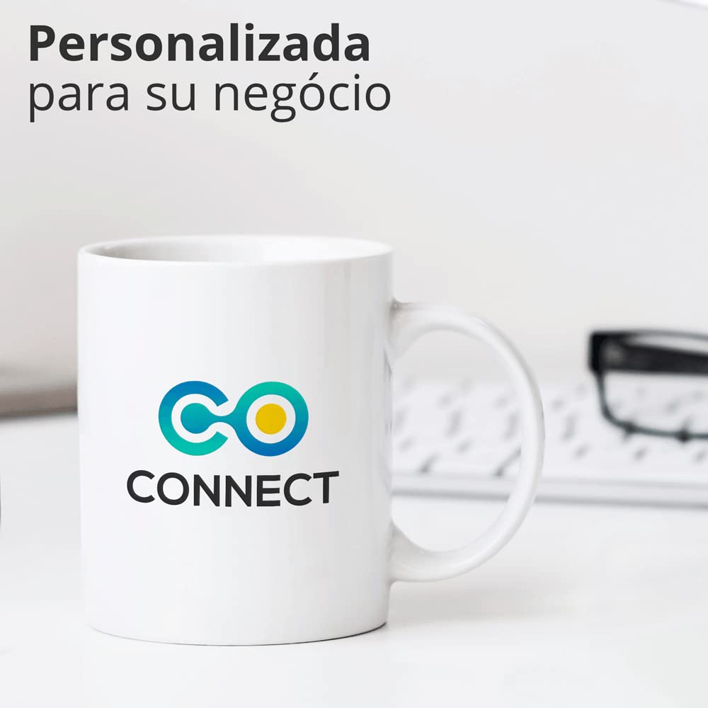 Taza Personalizada | Material: Cerámica | Modelo: Taza Blanca | Ideal para Regalo Personalizado o uso Empresarial | Color: Blanco | Capacidad: 325 ml