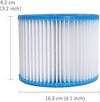 Vista 5 de Cartucho de filtro para bañera de hidromasaje tamaño VI para Bestway, Lay-Z-Spa, Coleman SaluSpa 90352E 58323, paquete de 6