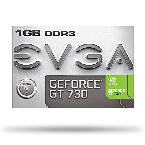 Tarjeta gráfica de vídeo EVGA GeForce GT 730 1GB DDR3 128bit mHDMI 7