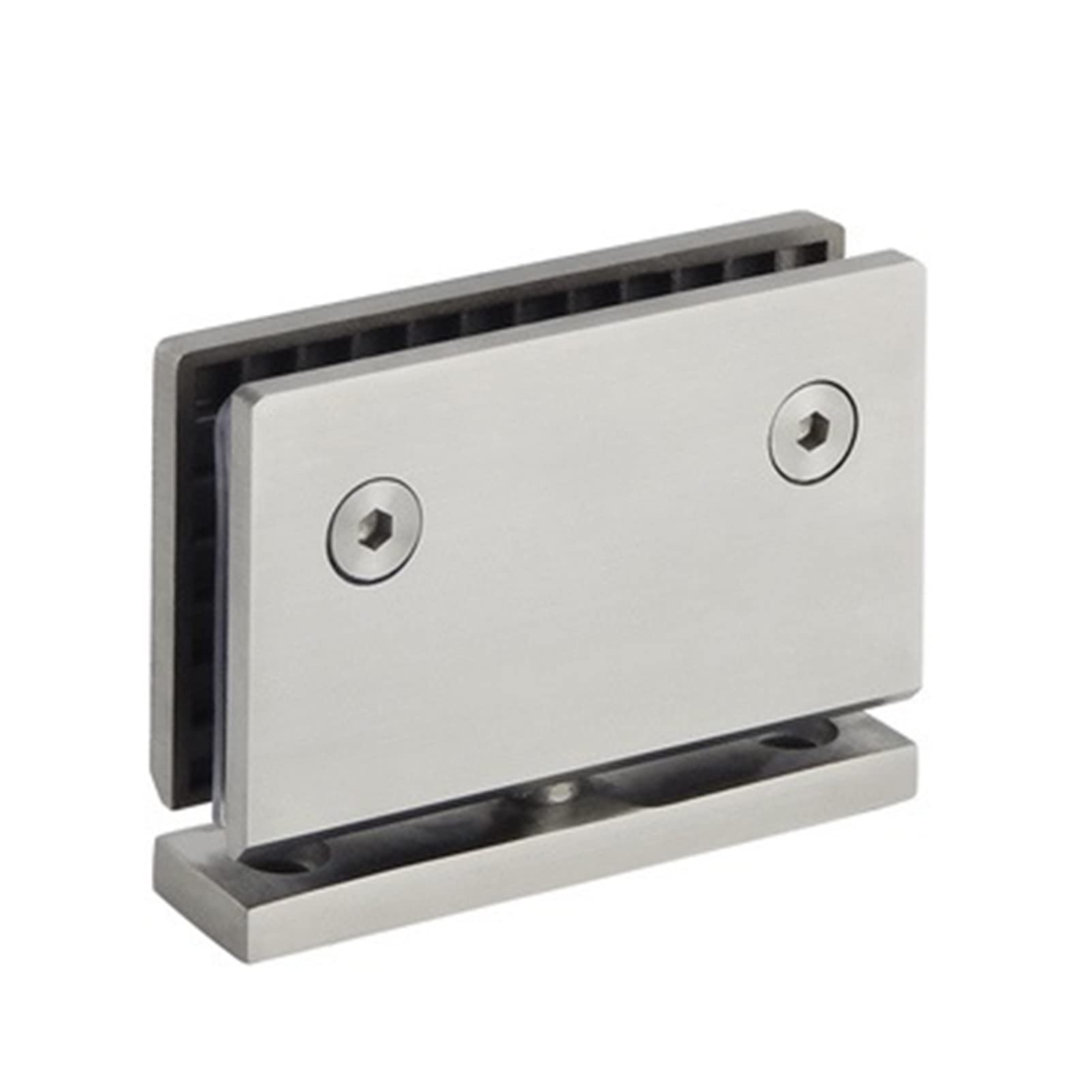 Glass Door Hinges, 90 Degrees Bathrooms Glass Door Hinge, 304 Stainless Steel Wall Mount Shower Unilateral