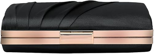 Miniatura 5 de Bolso de mano plisado de satén para mujer, bolso de mano de novia para boda, fiesta de graduación