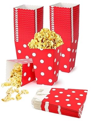 Furuising 40 Piezas Cubo Palomitas, Pequeños Cajas Palomitas, Cajitas para Palomitas Caramelo Contenedor para Cine Teatro Cumpleaños Fiestas Temáticas Noches de Cine(Lunares Rojos) | Ya disponible en tu tienda friki favorita! En mundofriki.es! Furuising 40 Piezas Cubo Palomitas, Pequeños Cajas Palomitas, Cajitas para Palomitas Caramelo Contenedor para Cine Teatro Cumpleaños Fiestas Temáticas Noches de Cine(Lunares Rojos) | Ya disponible en tu tienda friki favorita! En mundofriki.es!