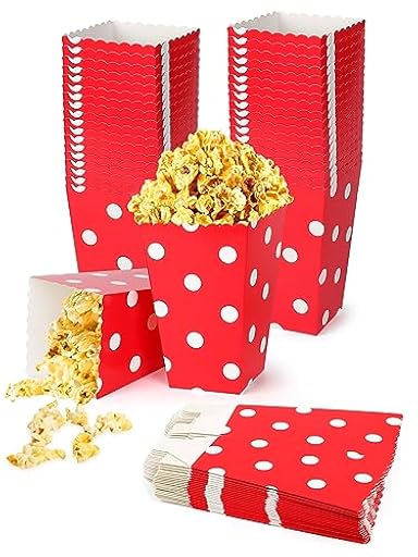 Furuising 40 Piezas Cubo Palomitas, Pequeños Cajas Palomitas, Cajitas para Palomitas Caramelo Contenedor para Cine Teatro Cumpleaños Fiestas Temáticas Noches de Cine(Lunares Rojos) | Ya disponible en tu tienda friki favorita! En mundofriki.es! Furuising 40 Piezas Cubo Palomitas, Pequeños Cajas Palomitas, Cajitas para Palomitas Caramelo Contenedor para Cine Teatro Cumpleaños Fiestas Temáticas Noches de Cine(Lunares Rojos) | Ya disponible en tu tienda friki favorita! En mundofriki.es!