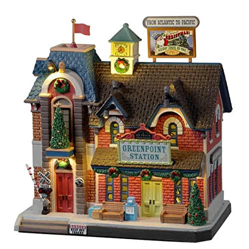 Lemax - Greenpoint Railroad Station, With 4.5V Adaptor