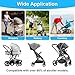 Universal Stroller Board with Detachable Seat for New Parents, 2 in 1 Sit & Stand Stroller Board, Stroller Standing Board, Stroller Attachment for Toddler to Ride, Holds Children Up to 55lbs
