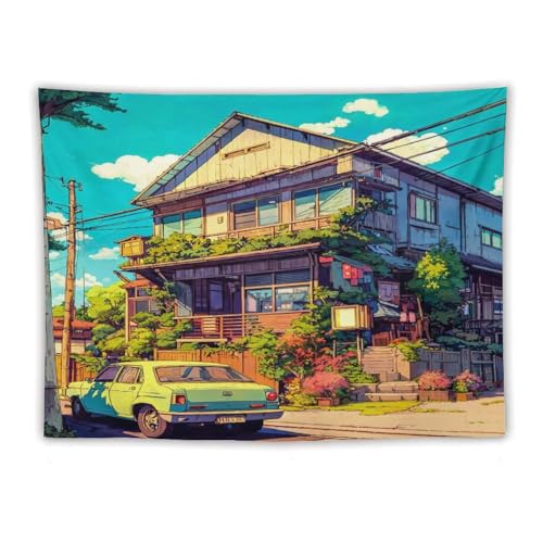 Tenture murale japonaise d'exception impression 3D grand format 150x200 - 3