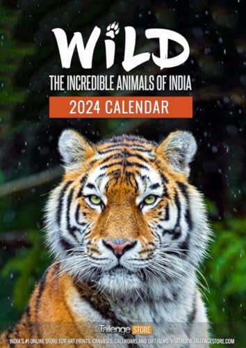 Image of Tallenge - Wild - 2025Wall Calendar - 12 x 17 Inches for Home & Office (Paper, Wall Calendar)