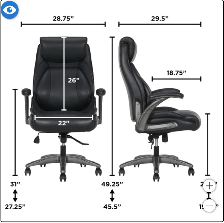 Chair Dimensions Diagram