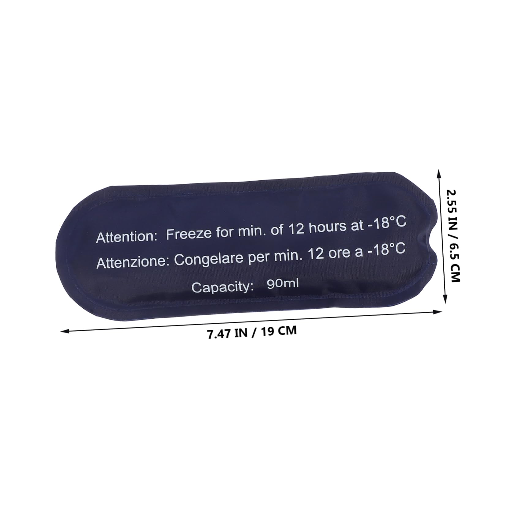 FRCOLOR Small Medical Bag Ice Packs Large Reusable Ice Cubes for Cooler Instant Cold Compress for Travel