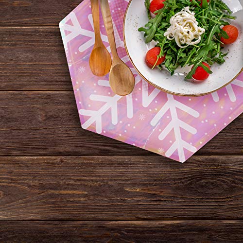 UPKOCH Pratos de adereços de festa suprimentos papel Natal Natal descartável amigável mesa redonda s