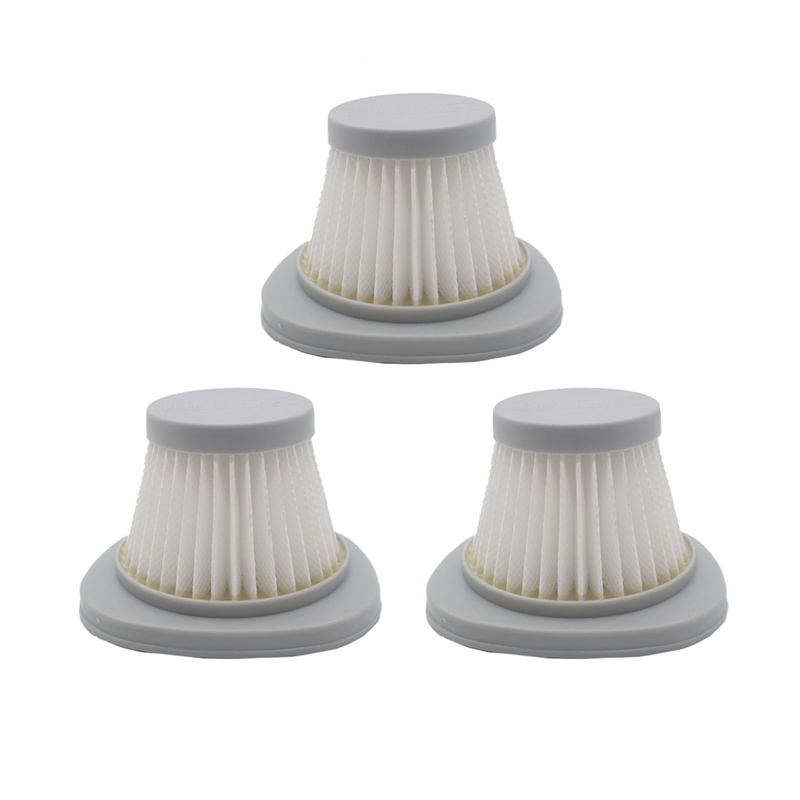 EEZII Washable Fits，Compatible For Deerma，DX118C/DX128C HEPA Filter Replacement Parts For Home Vacuum Cleaners(3pcs)