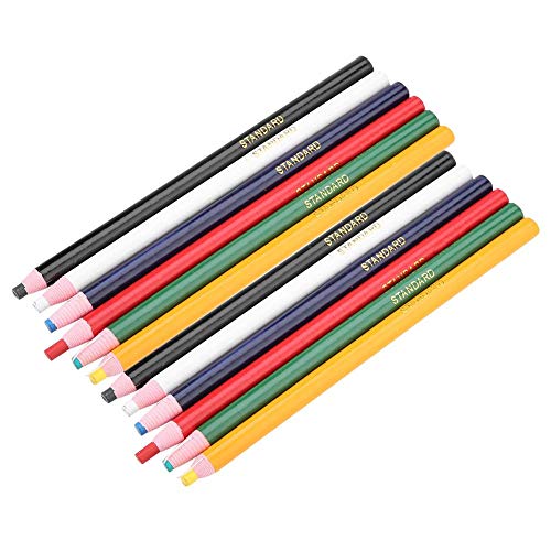 Sewing Pencil, Tracing Tools for Tailor's Sewing Marking Accessories Erasable Pen, 12 Sets, 6 Colors