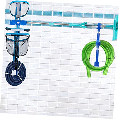 Ensemble de nettoyage de piscine Kisangel avec double support de rangement - 7