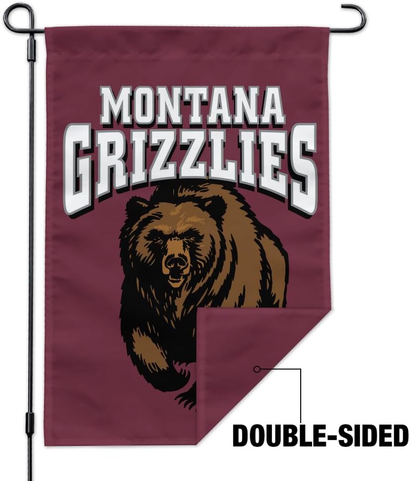 University of Montana Primary Logo Garden Yard Flag