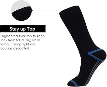 JOYNEE Mens 6 Pack Athletic Performance Cushion Crew Socks for Running and Workout