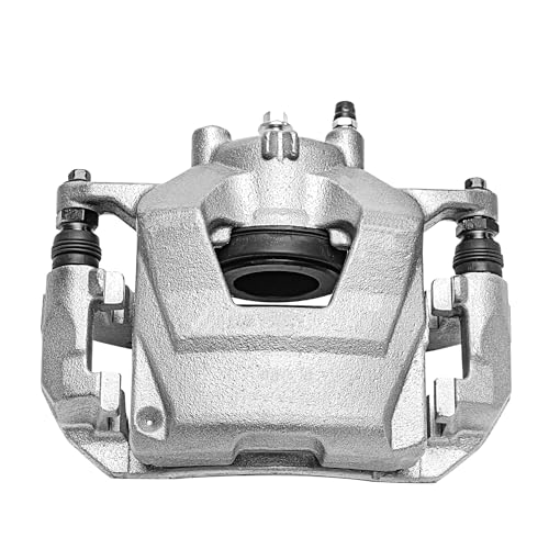 Image of Detroit Axle - Front Left Brake Caliper for 2011-2015 Chevrolet Cruze, 2012-2017 Sonic, Driver Side Brake Caliper w /Bracket Assembly Replacement