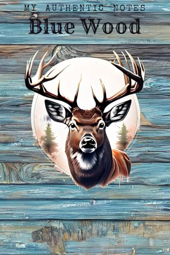 Daily Notebook - Journal - BlueWood Deer: Notebook - 6x9" - BlueWood Deer - 100 Pgs.