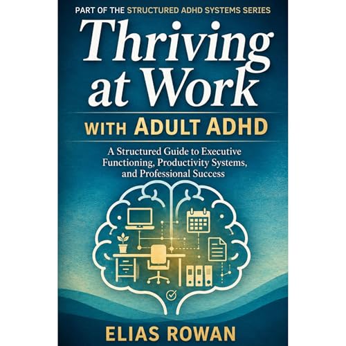 Thriving at Work with Adult ADHD Audiolibro Por Elias Rowan arte de portada