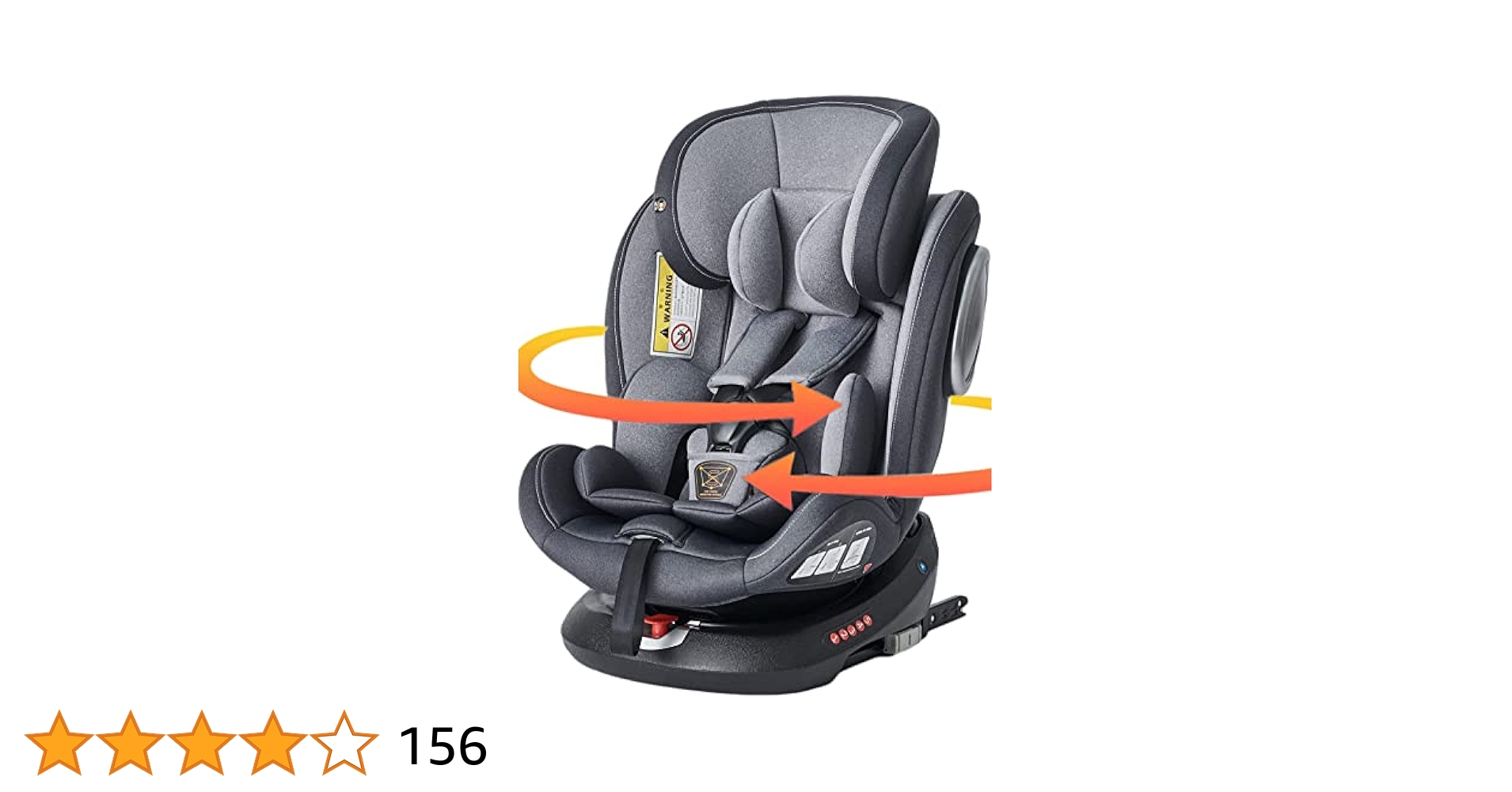 IMPETUS チャイルドシート Amazon | Impetus チャイルドシート 360°回転式 新生児～12歳(0