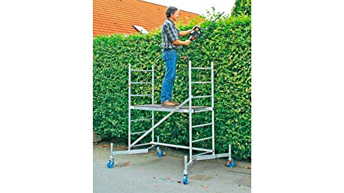 Preisvergleich Produktbild KRAUSE Fahrgerüst ClimTec Alu, Grundgerüst 4 m