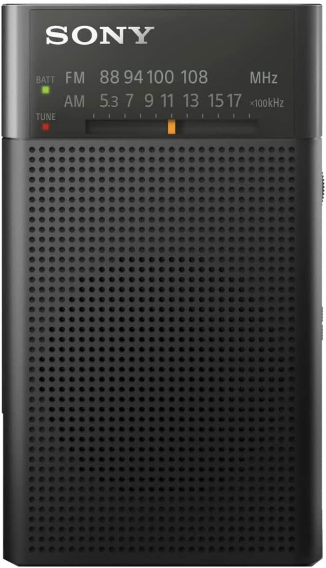Sony ICF-P27 Portable Radio with Speaker and AM/FM Tuner