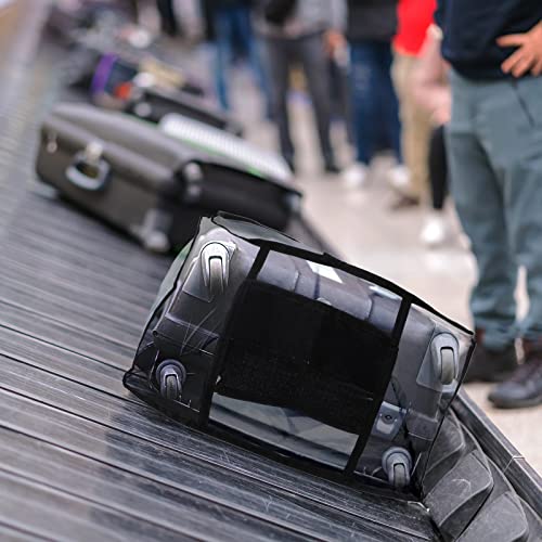 Jexine Clear Pvc Luggage Cover 2 Pcs Large Suitcase Cover Protectors Transparent Protective Luggage Protector For Travel Suitcases Bags (20 Inch, 28 Inch) #TOP6