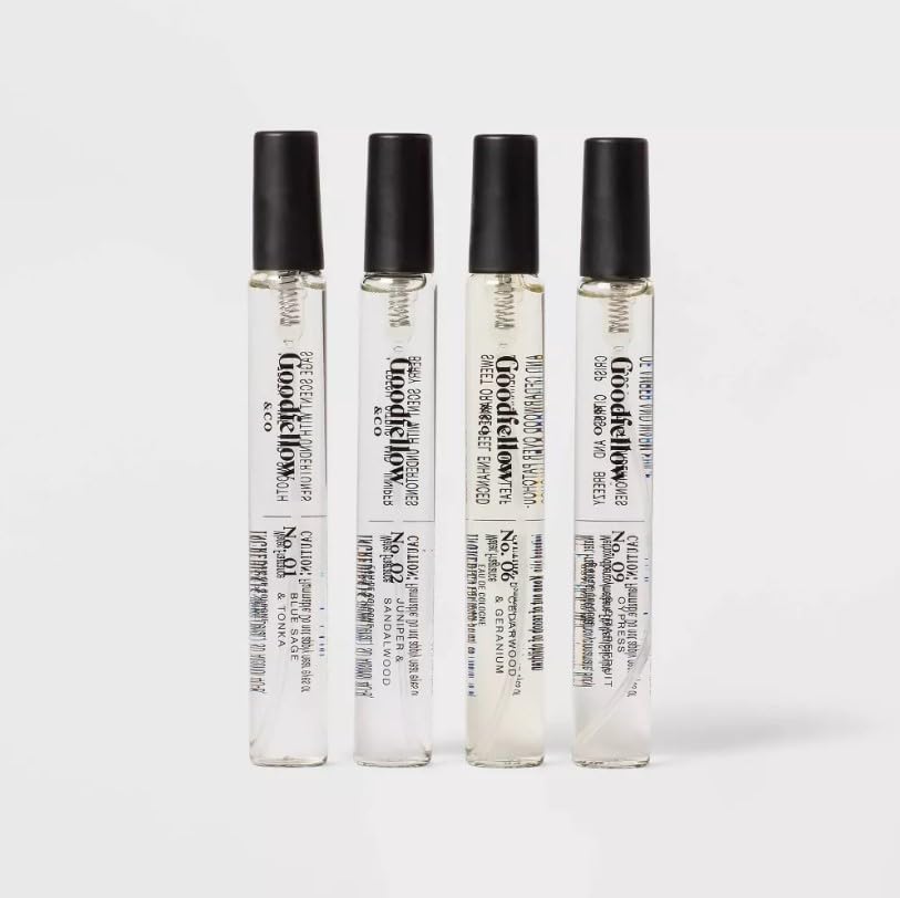 Goodfellow & Co Trial Size Men’s Cologne Sampler Set, 0.5 fl oz, 4 Count