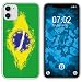 Produktbild PhoneNatic Case kompatibel mit Apple iPhone 11 Silikon-Hülle WM Brasilien M3