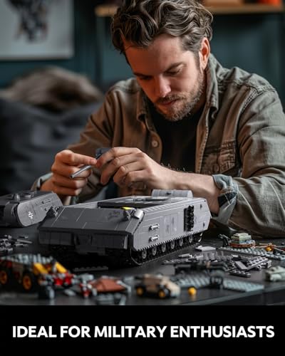 Nifeliz Maus Tank Building Model, WW2 Collectible Military Panzer VIII Tank for Adults, Army Model to Build and Display, Gift Ideal for Military Fans (NF10289)