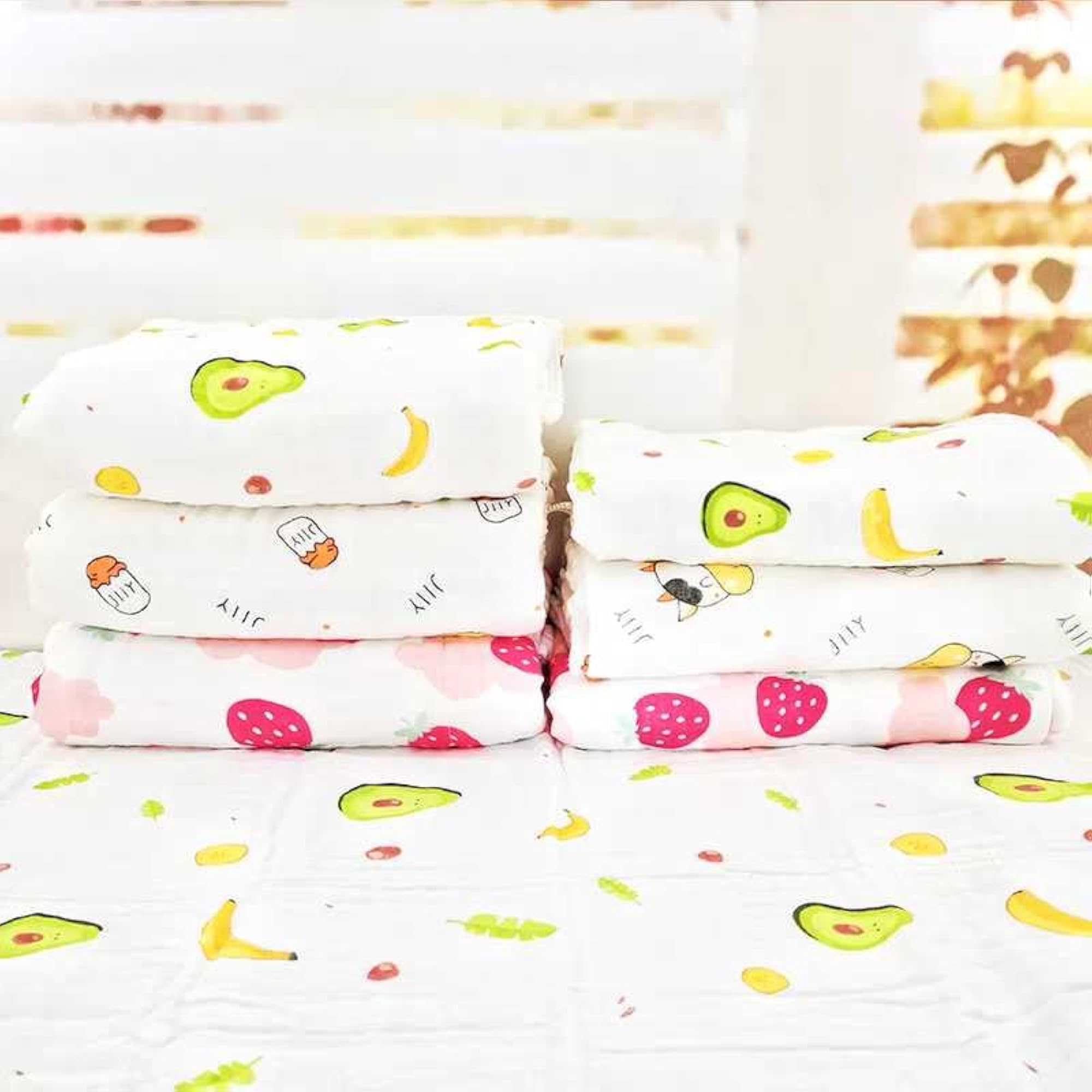 100% Cotton Muslin Swaddle Blanket for Newborns