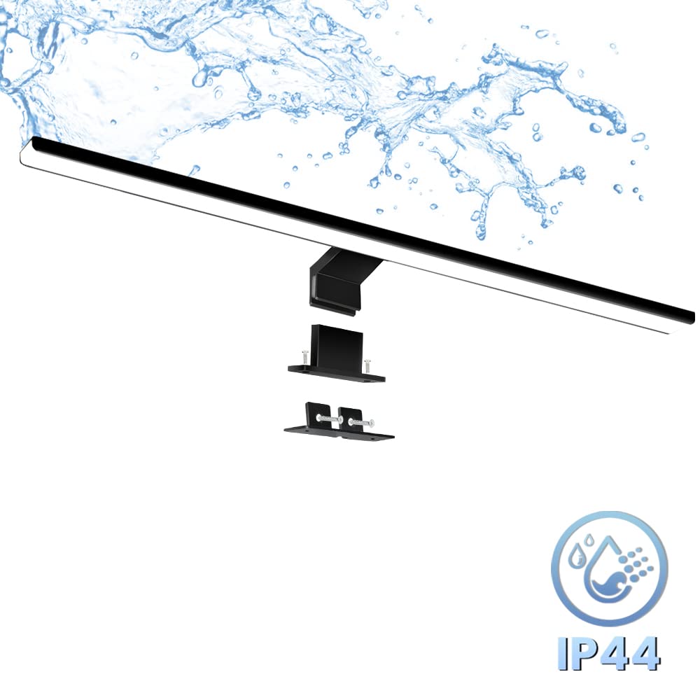 ERWEY 8W Lampada da Specchio Led per Bagno, 3000K Bianco Caldo 60cm 680lm, Lampada da Armadio IP44, Lampada da Bagno per Spechio in Plastica ABS Luce per Trucco 230V (600mm)