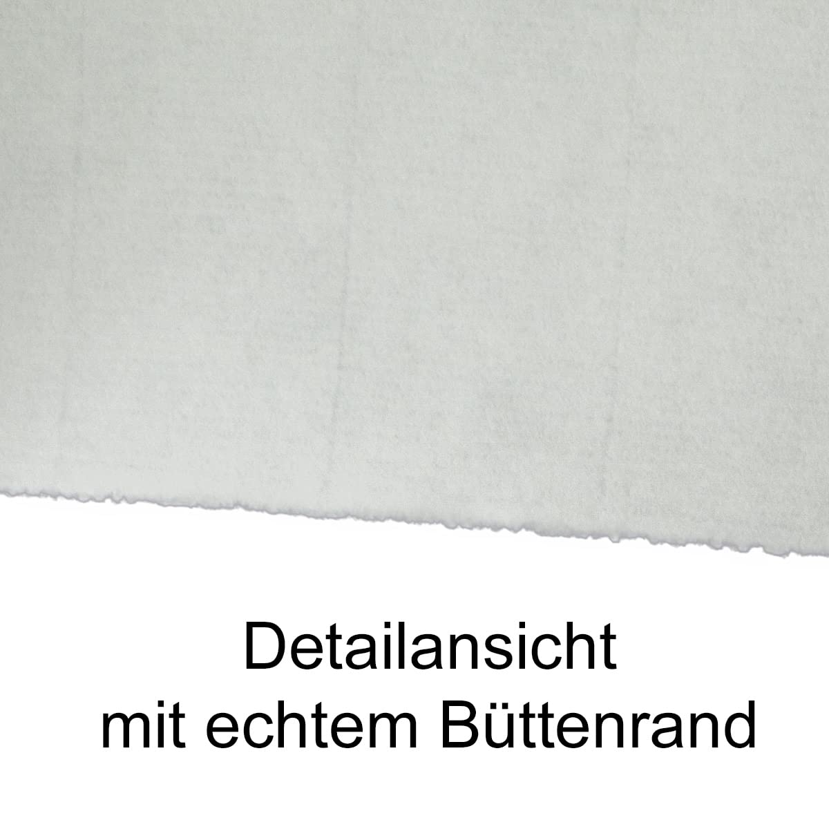 Büttenpapier DIN A4-100 Blatt Brief-Papier - ohne Wasserzeichen - Vintage-Papier handgemacht, 210 x 297 mm, Naturweiß