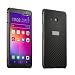 Produktbild WIWJ HTC U11 Hülle,U11 Metall Cover, Handyhülle Metall Case Cover 2 in 1 Aluminium Bumper Case Kohlefaser mit Anti-Kollision Kunststoff Schutzhülle für HTC U11-Schwarz