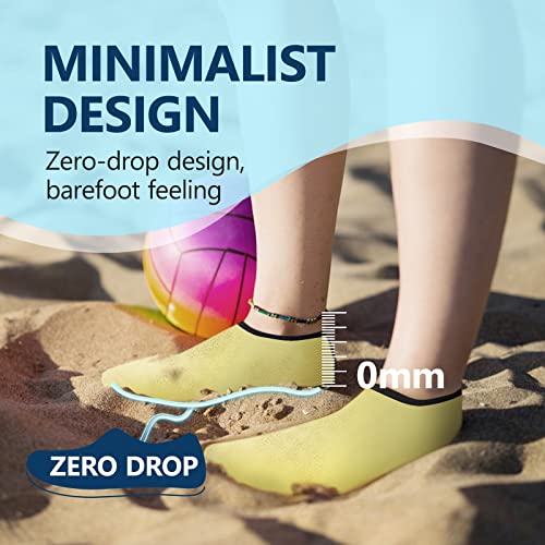 Image of JACKSHIBO Water Shoes for Women Men Quick-Dry Swim Shoes Beach Water Socks | Aqua, Swimming, Yoga, Surf, River, Lake, Kayak, Pool Socks, Cruise Essentials, Sport, Adult, Unisex, Cute, Barefoot, Vacation
