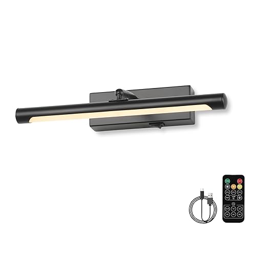 Picture Light for Wall Battery Operated, 12" Rechargeable Art Light