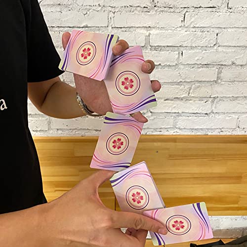 Taoyatao Cherry Blossoms Cardistry Playing Cards Poker Cards Novelty Poker Game Deck Of Cards For Kids & Adults Card Decks Games Party #TOP3