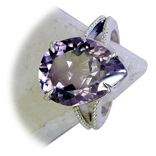 Argent 925 Poire bague cadeau idéal mixte homme et femme