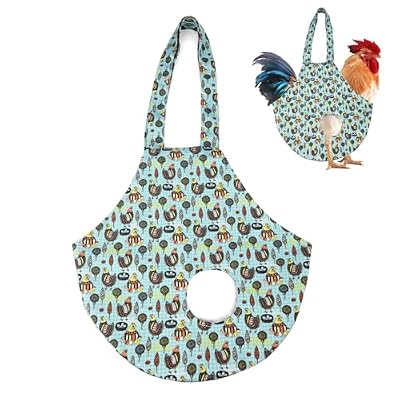 BOXOB Borsa Porta Polli, 63x37,5cm Impermeabile Borsa a Mano per Galline con Manico Fascia Porta Polli Forniture Agricole per Pollame Gallo Anatra Trasporto Viaggio Guida