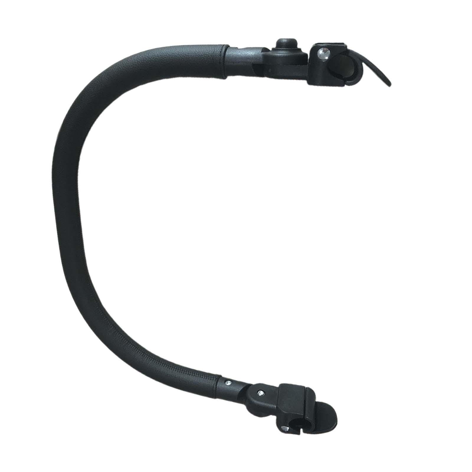 Colcolo Barras Delanteras para Cochecito, Barra de Soporte para Cochecito de Bebé, Reposabrazos Universal para Cochecito de Bebé, Barra de Seguridad para Coch, Cuero sintético