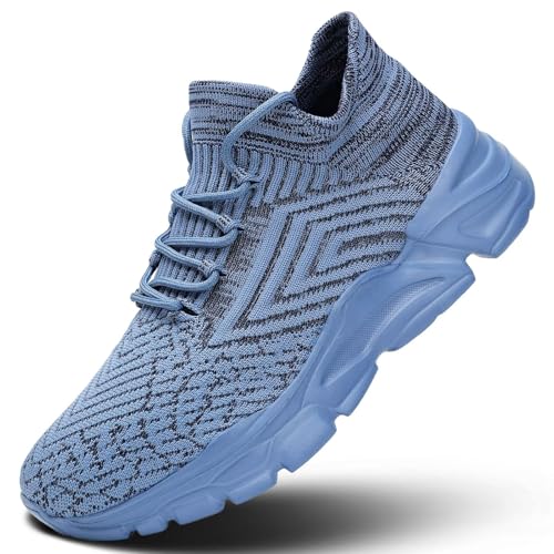 Mens Slip on Walking Shoes Running Tennis Athletic Sneakers Sport Casual Mesh Lightweight Breathable...