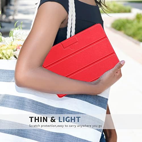 ATOOZ Case for Lenovo Tab M10 (3rd Gen) 10.1 inch 2022, With Auto Sleep/Wake Protective Folio Case Cover for Lenovo M10 3rd gen (TB328FU /TB328XU) Tablet (Red)