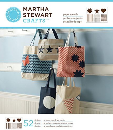 Martha Stewart Crafts Large Paper Stencil (9 by 7.5-Inch), 32986 Pattern & Shape (41 Sheets with 52 Designs) image 3